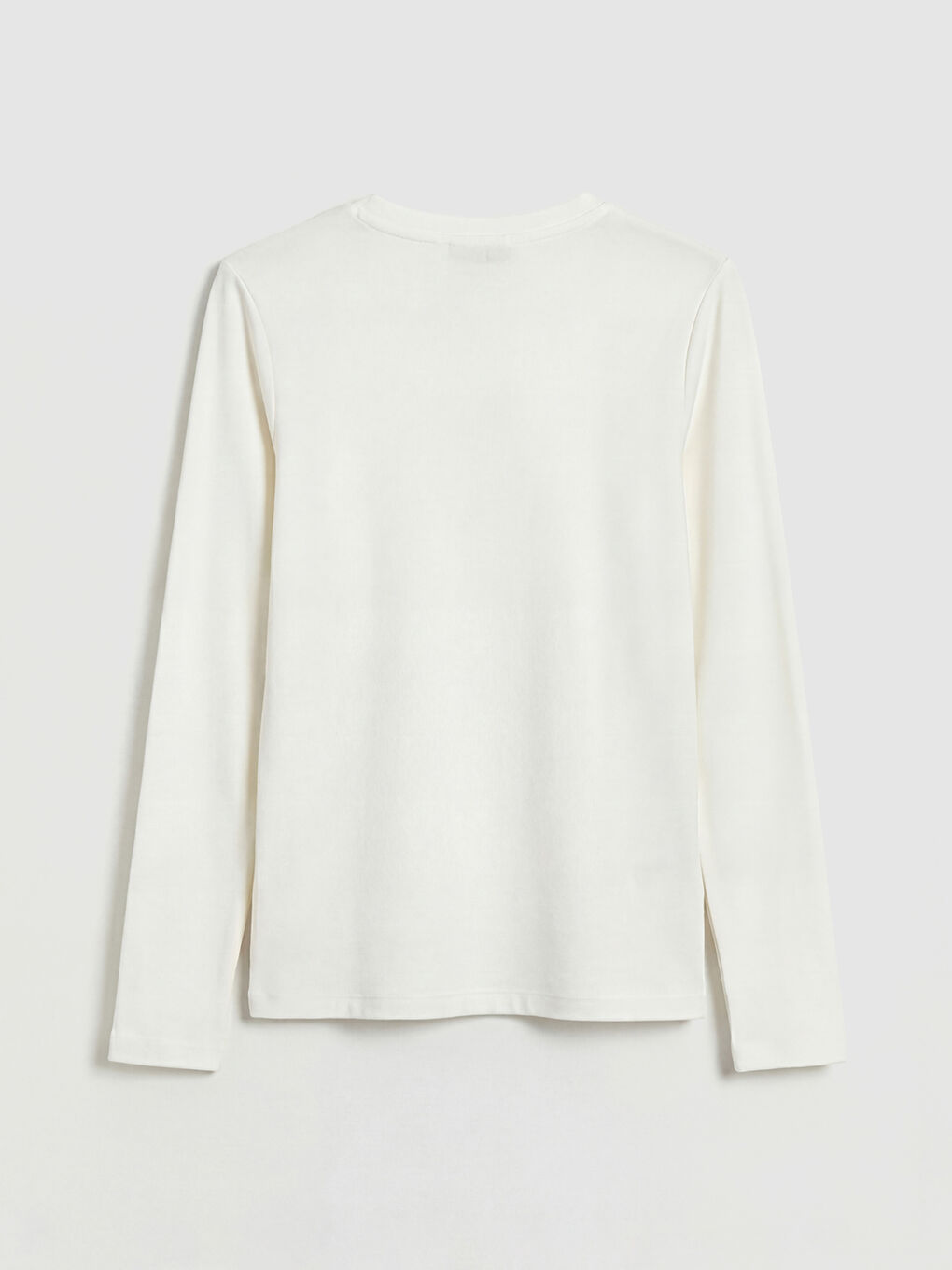 Ekru Bisiklet Yaka Kadın Body-5