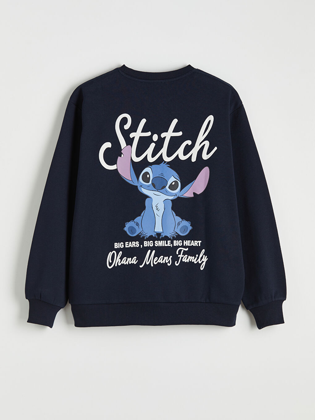 Stitch Printed Oversize Women's Thick Sweatshirt-6