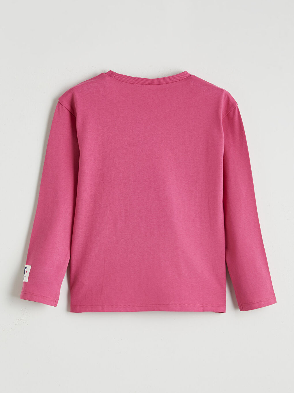 Pembe Uzun Kollu Kız Çocuk Sweatshirt 2'li-3