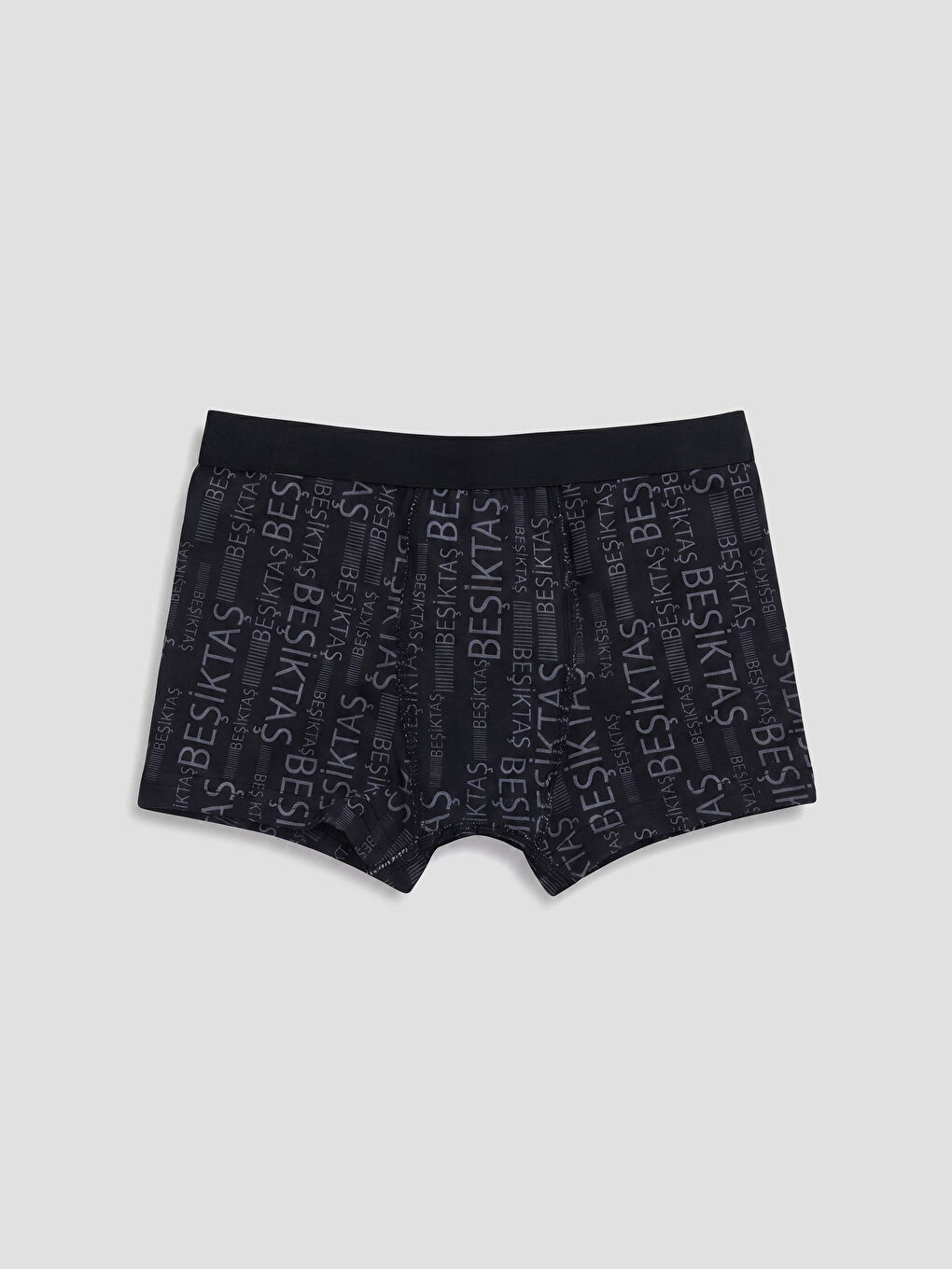 Siyah Erkek Çocuk Beşiktaş Baskılı Boxer 3'lü-1