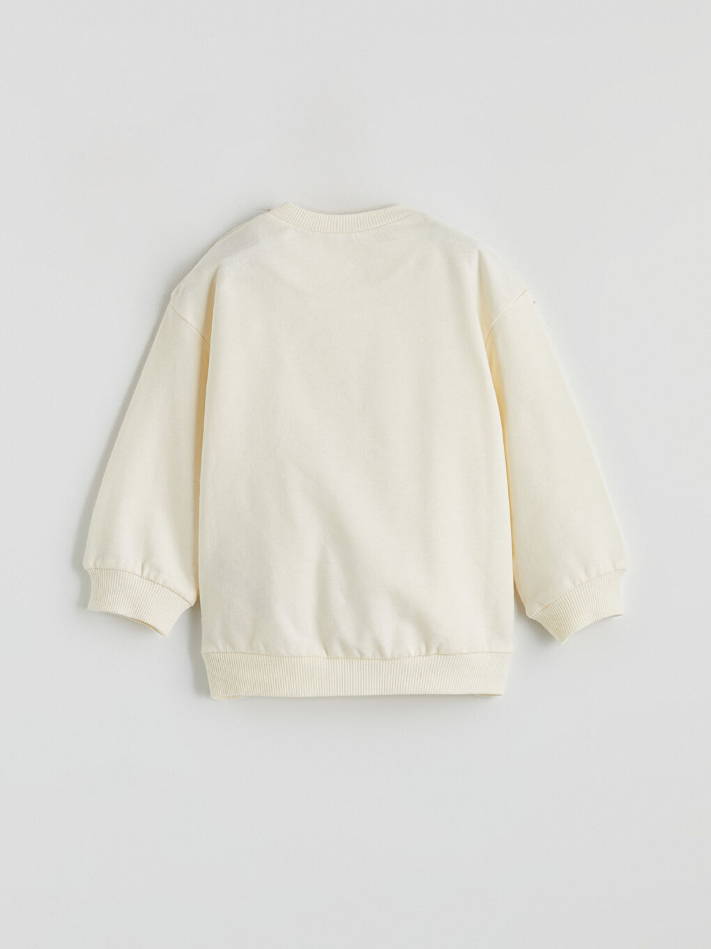 Ekru Winnie the Pooh Baskılı Erkek Bebek Sweatshirt ve Eşofman Alt-4