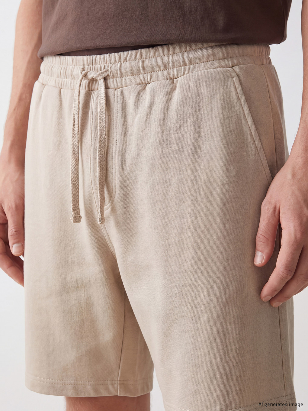 Regular Fit Interlock Men's Shorts-2