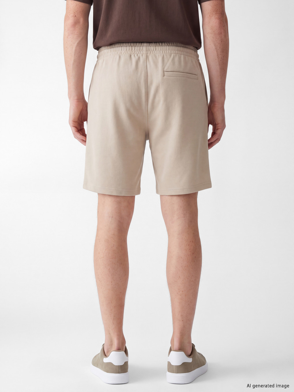 Regular Fit Interlock Men's Shorts-3
