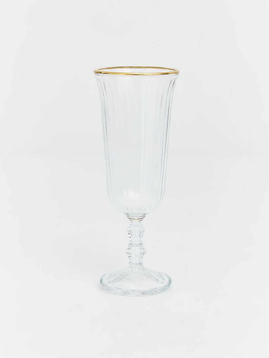 Renksiz Ayaklı Su Bardağı 2'li 180 ml-1