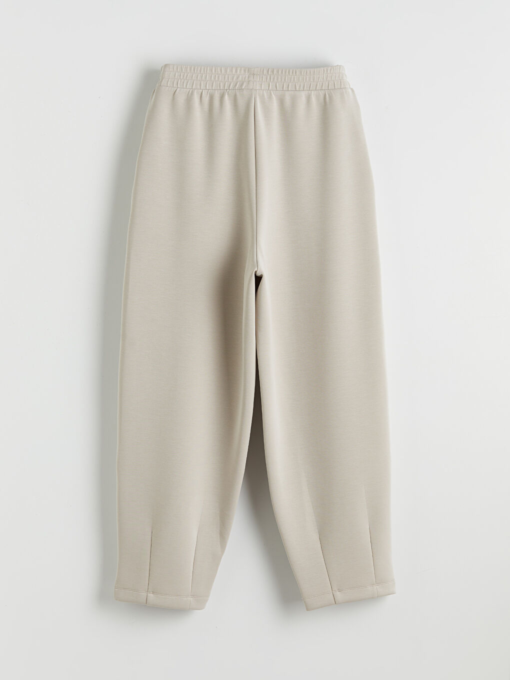 Gri Beli Lastikli Modal Karışımlı Kadın Eşofman Altı-1