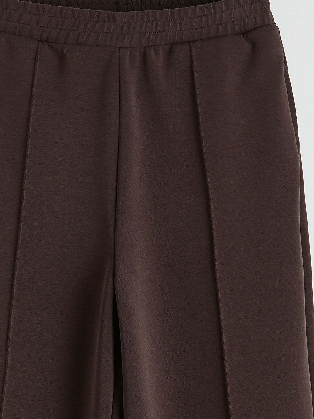 Kahverengi Beli Lastikli Modal Karışımlı Kadın Eşofman Altı-2