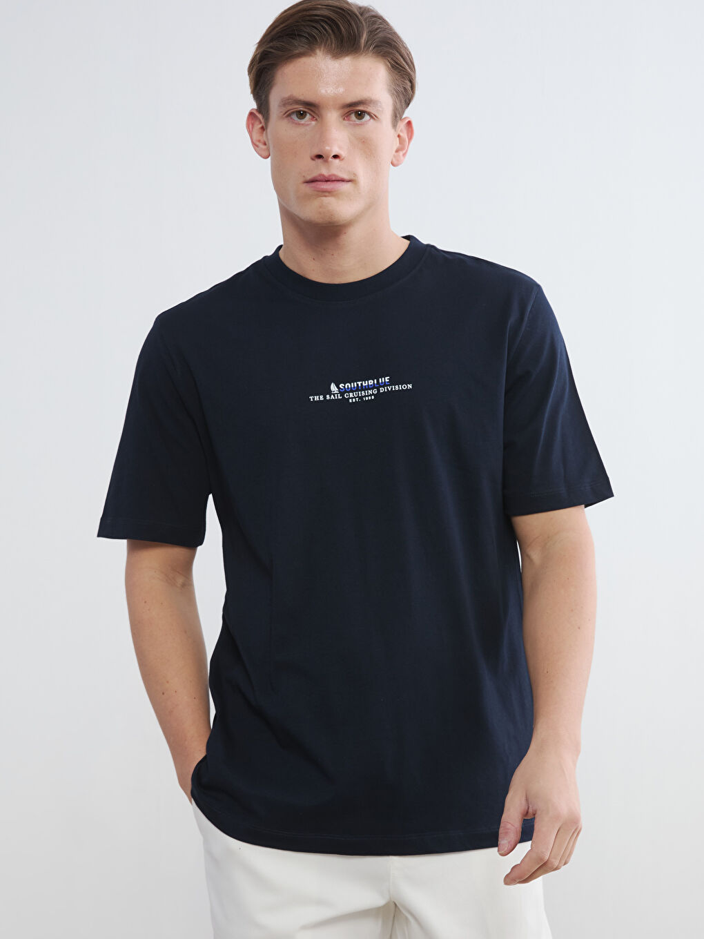 Man NAVY T-Shirt