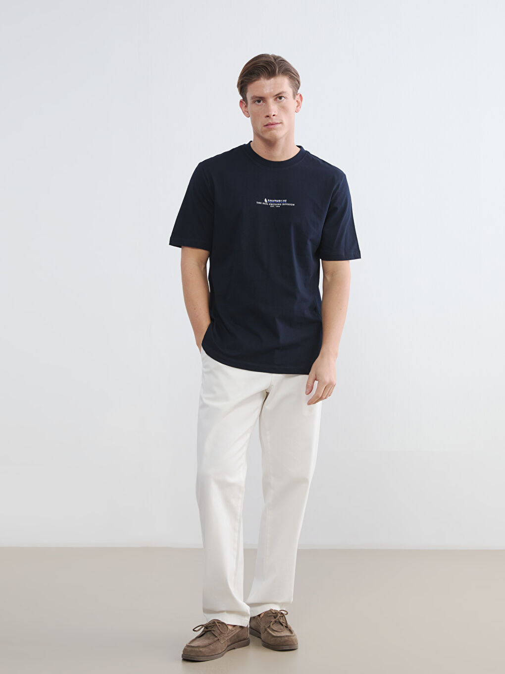 Man NAVY T-Shirt-1