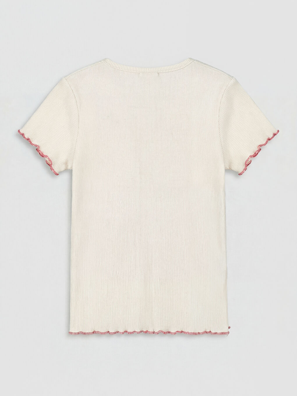 تي شيرت مضلع مطبوع للبنات عبوة من 2 قطعة-2