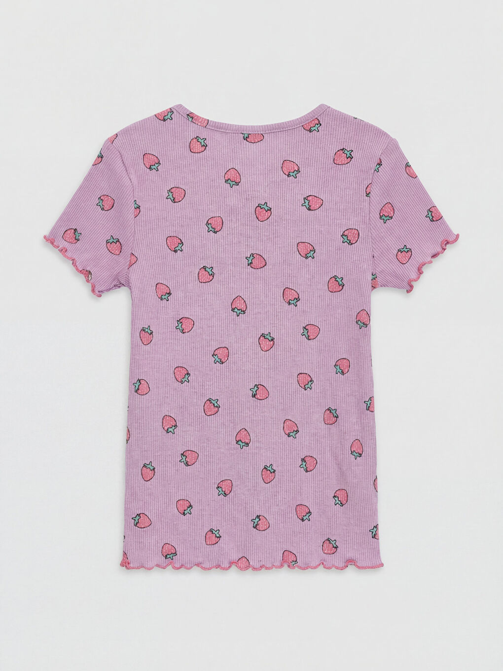 تي شيرت مضلع مطبوع للبنات عبوة من 2 قطعة-5