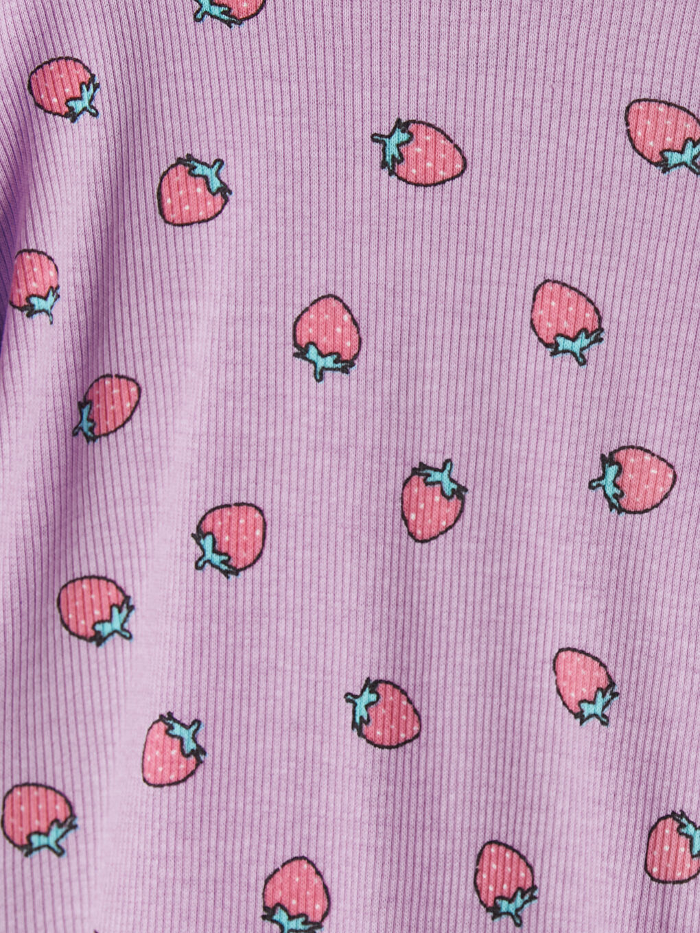 تي شيرت مضلع مطبوع للبنات عبوة من 2 قطعة-6