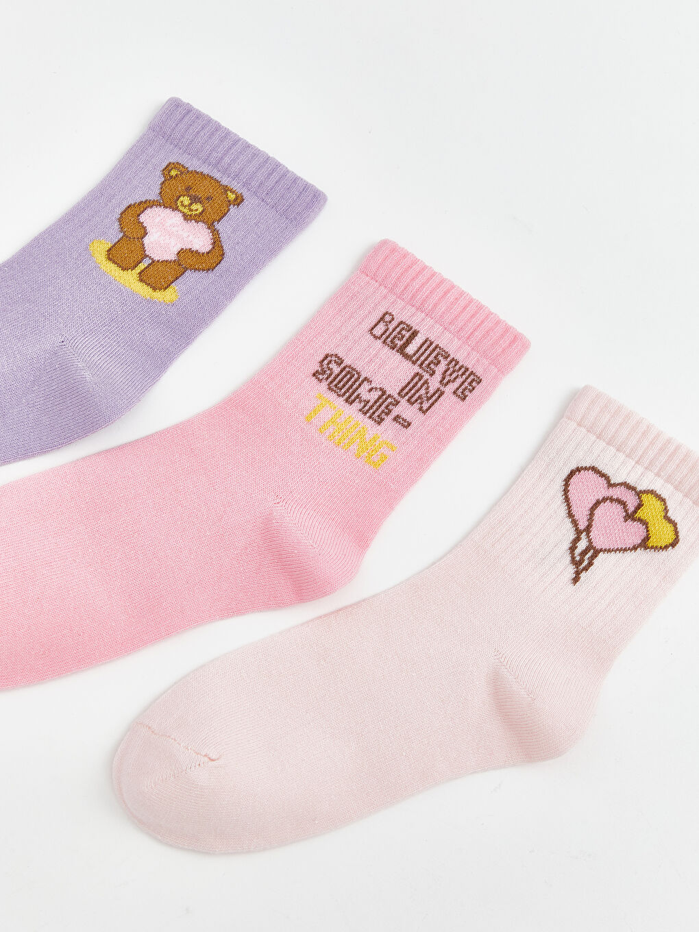 Girl LILAC Ankle Socks-1