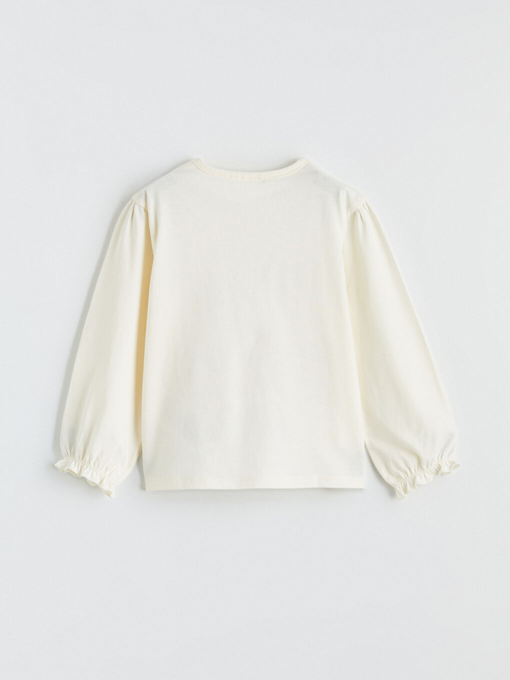 Ekru Minnie Mouse Baskılı Kız Bebek Bluz ve Tayt-3