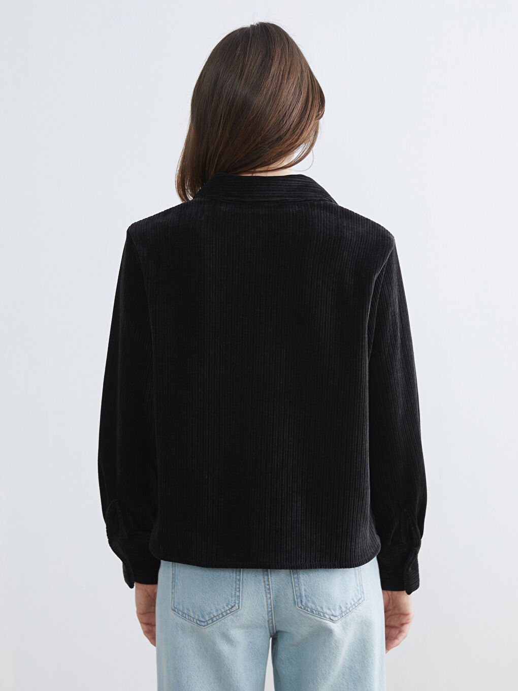 Женщины Черный Рубашка-3