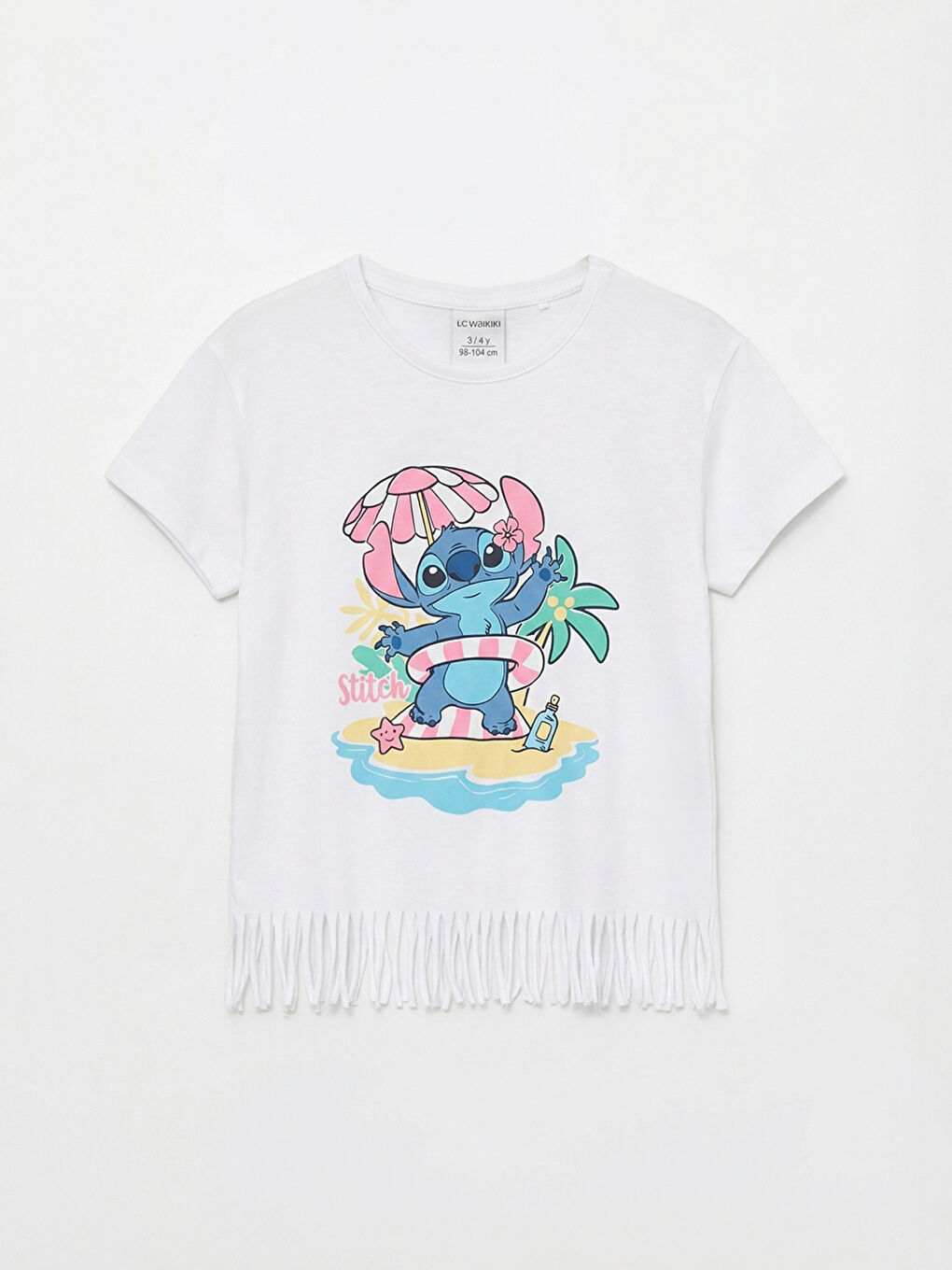 Stitch Printed Baby Girls' T-Shirt