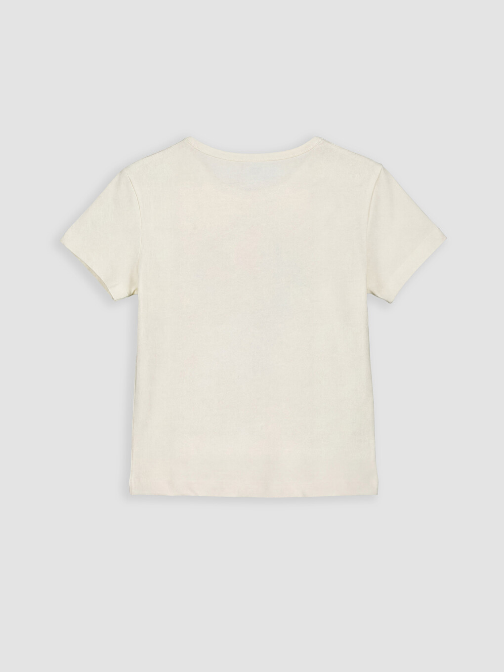 Crew Neck Printed Girls' T-Shirt 2 Pack-3