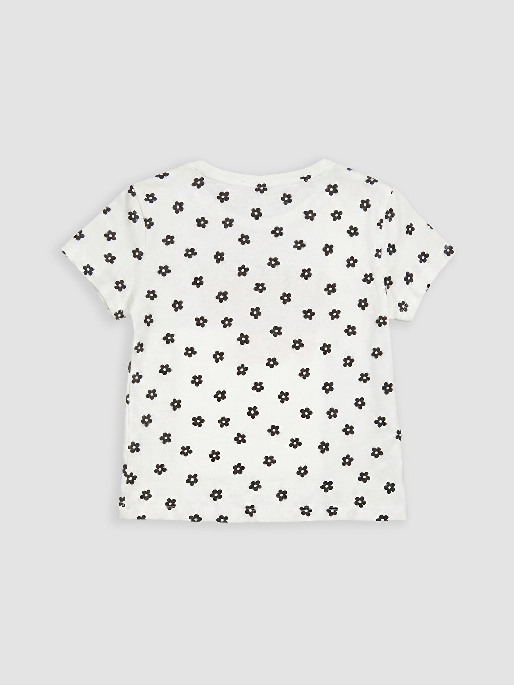 Crew Neck Printed Girls' T-Shirt 2 Pack-6