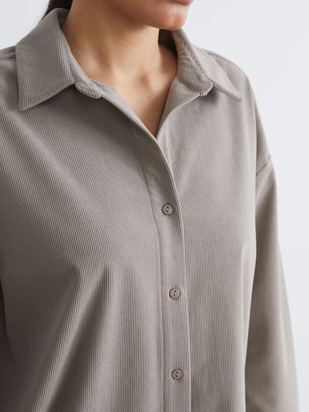 әйелдерге арналған кең текстуралы жейде-2