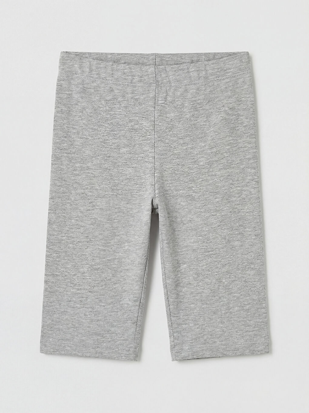 Gri Basic Kız Çocuk Kısa Tayt