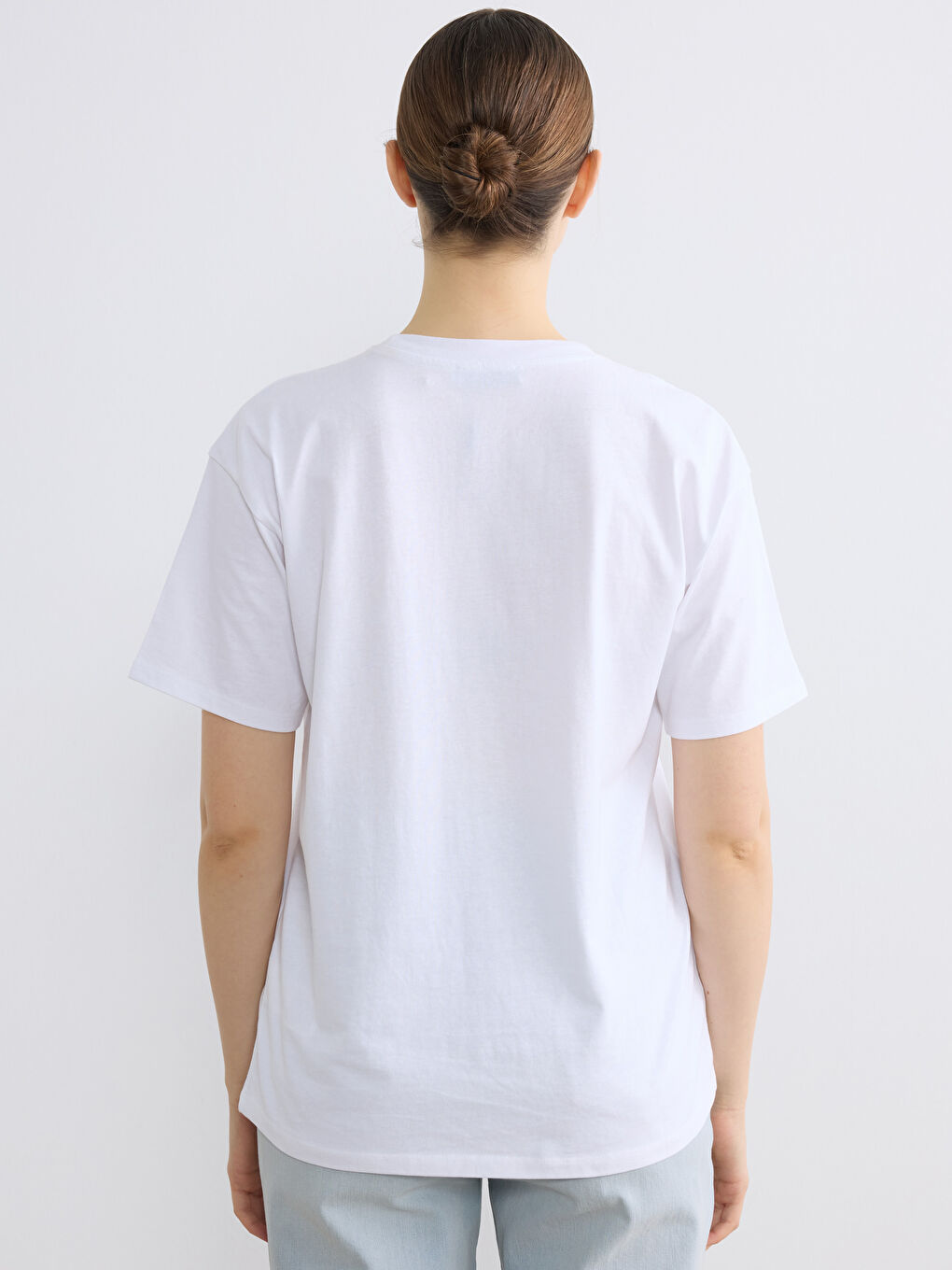 Woman WHITE T-Shirt-3
