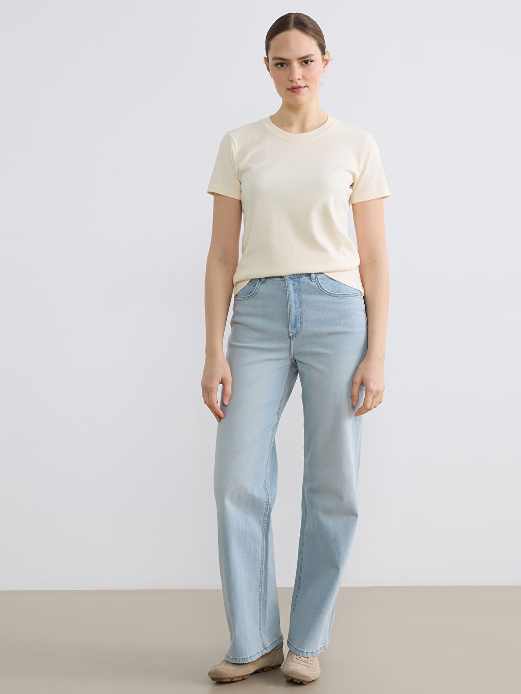 Әйелдер сарғыш Футболка-1