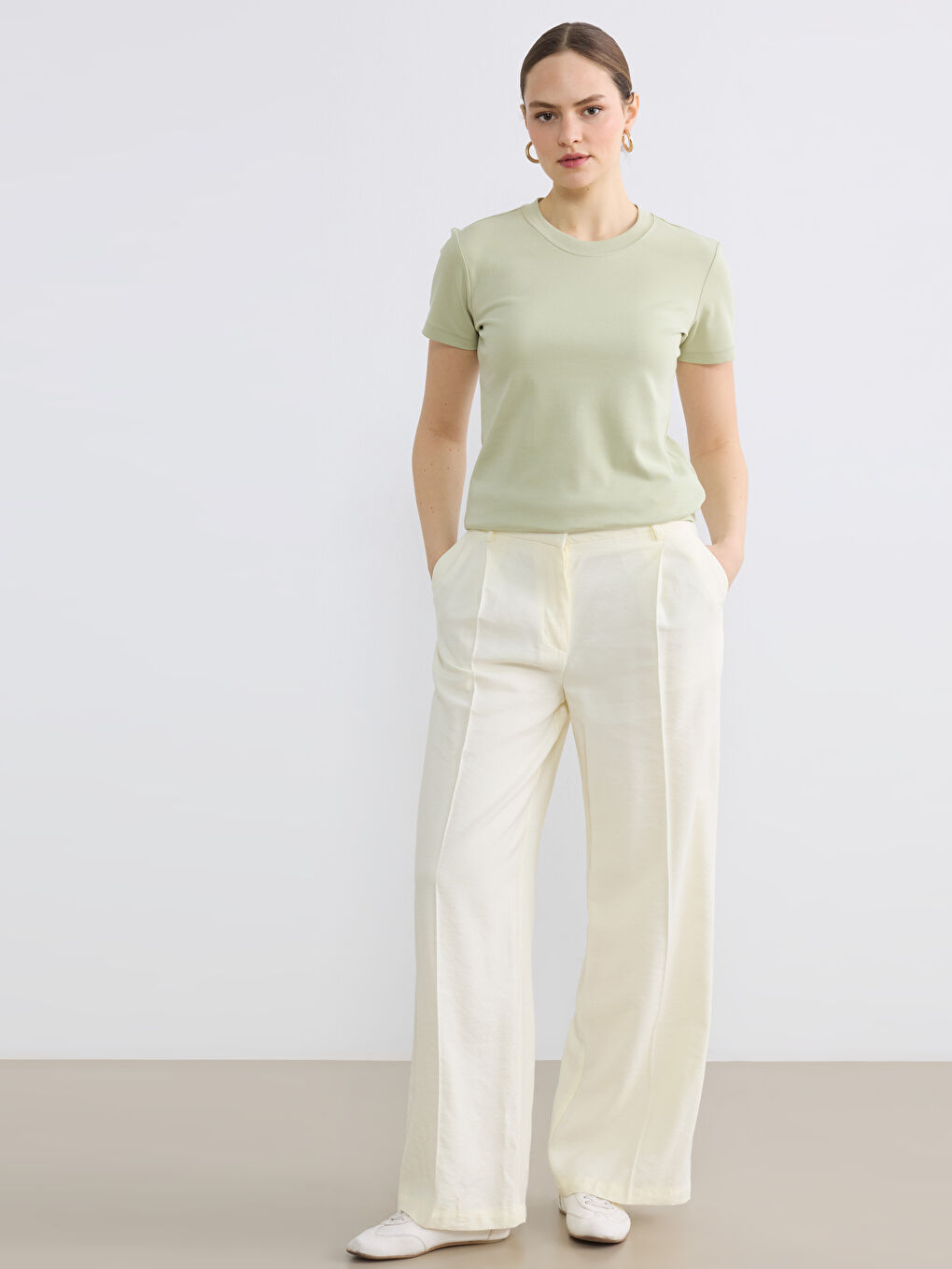 Әйелдер жасыл Футболка-1