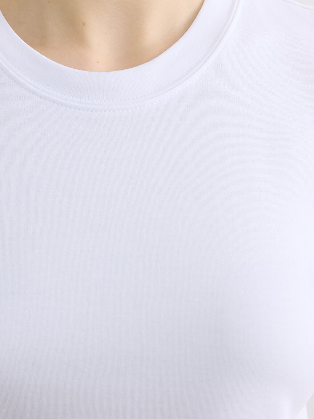 Женщины Белый Футболка-2