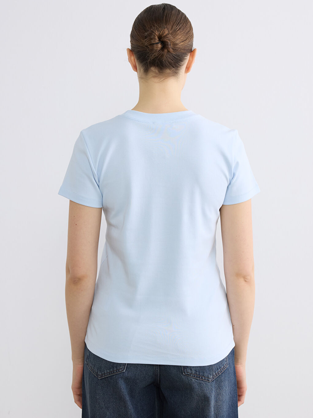 Әйелдер көгілдір Футболка-3