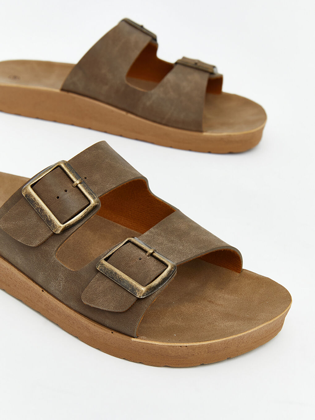 شباشب للرجال بمشبكين مزدوجين-2