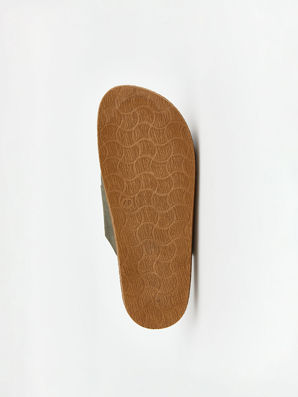 Haki Çift Tokalı Erkek Terlik-3