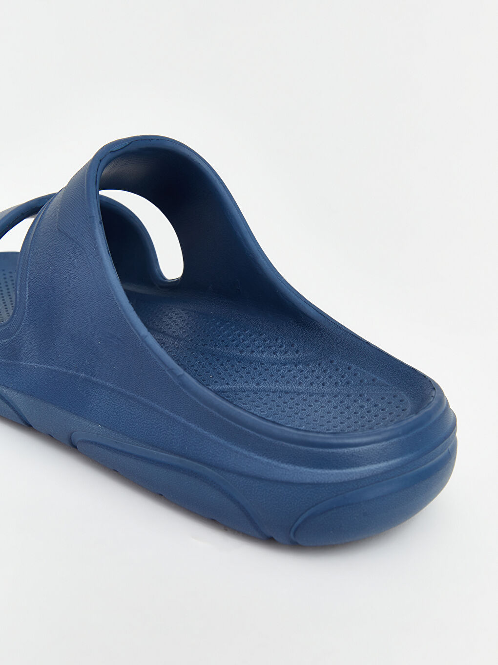 Lacivert Çift Bantlı Erkek Terlik-4