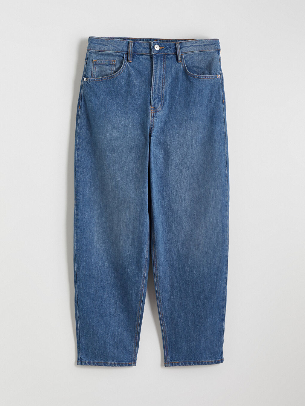 Barrel Fit Jeans für Damen-4