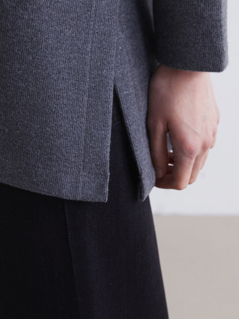 تونيك كنزة رياضية انثراسايت / رمادي داكن امرأة-2