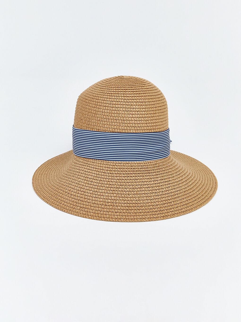 Bej Kadın Hasır Fötr Şapka