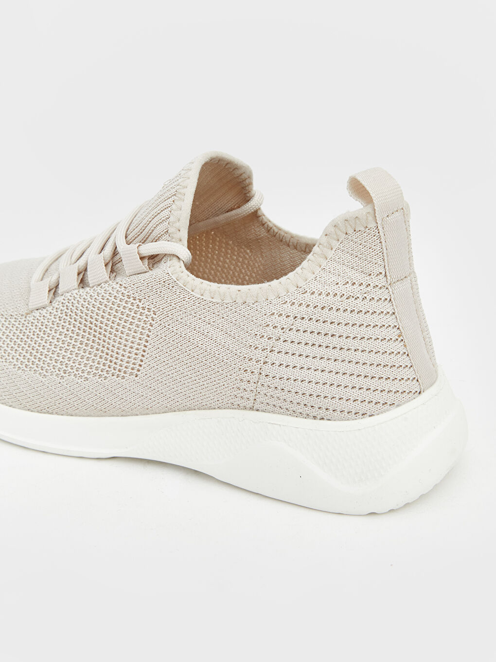 Bej File Detaylı Kadın Spor Ayakkabı-4