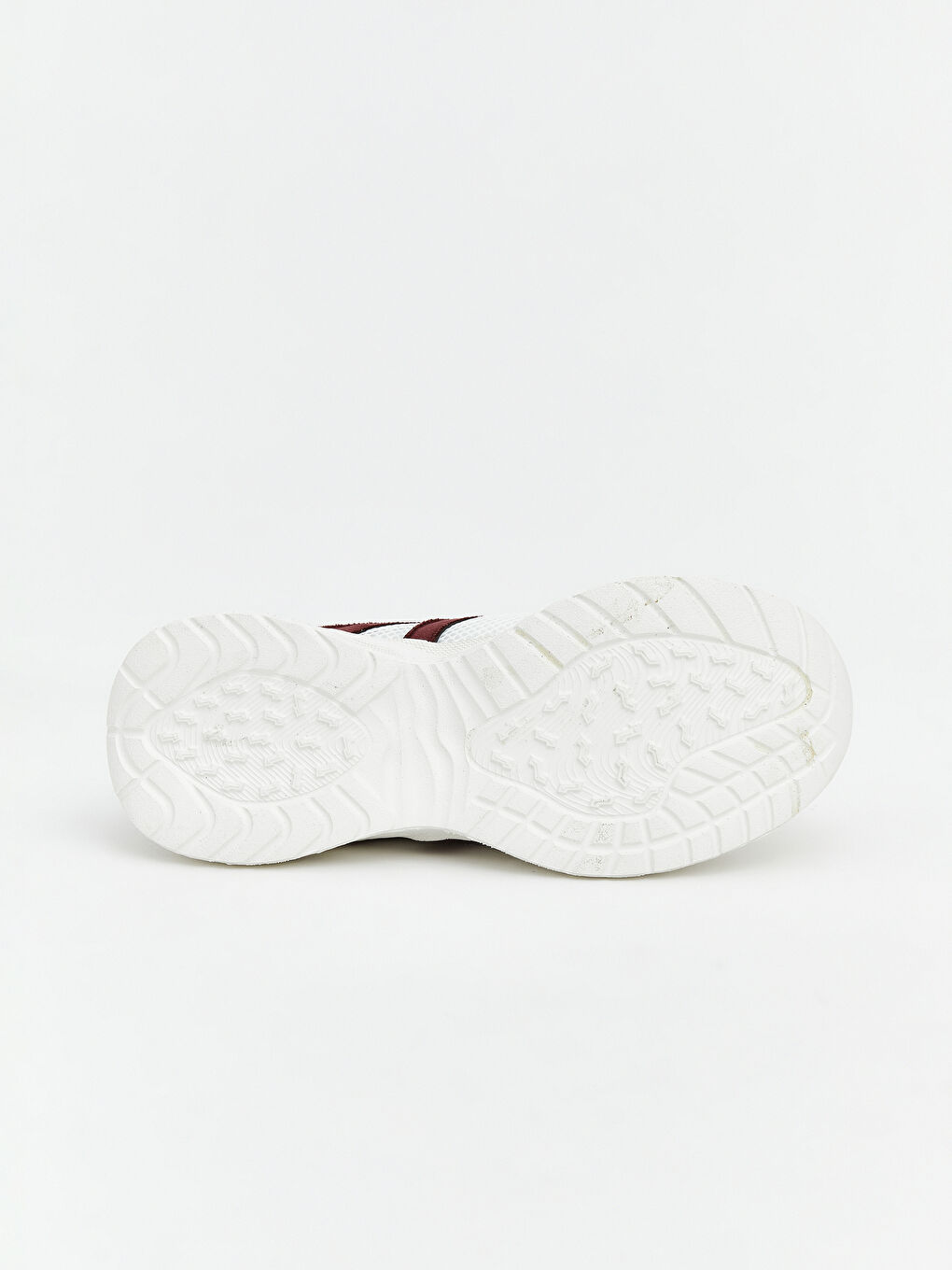 Beyaz Kalın Tabanlı Fileli Kadın Spor Ayakkabı-3