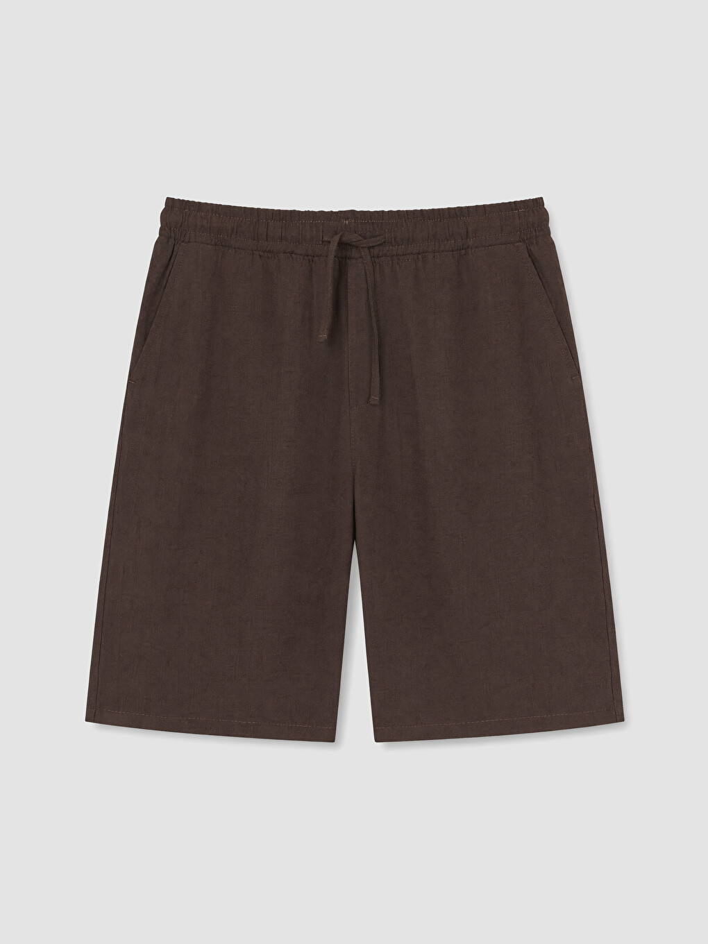Man Brown Shorts-4