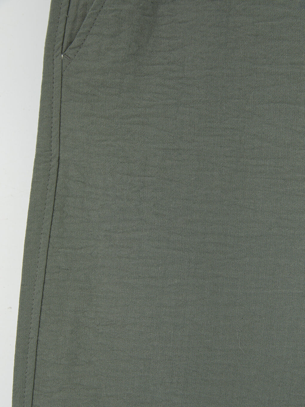 Regular Fit Linen Look Men's Shorts-6