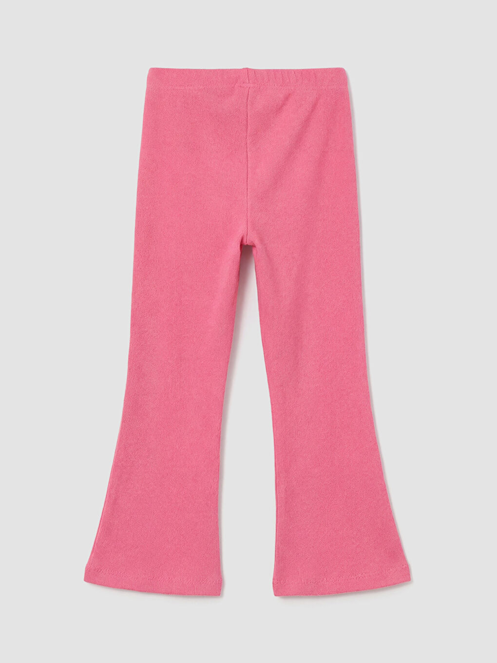 Pembe Fırfır Detaylı Kız Çocuk Bluz ve Tayt-4