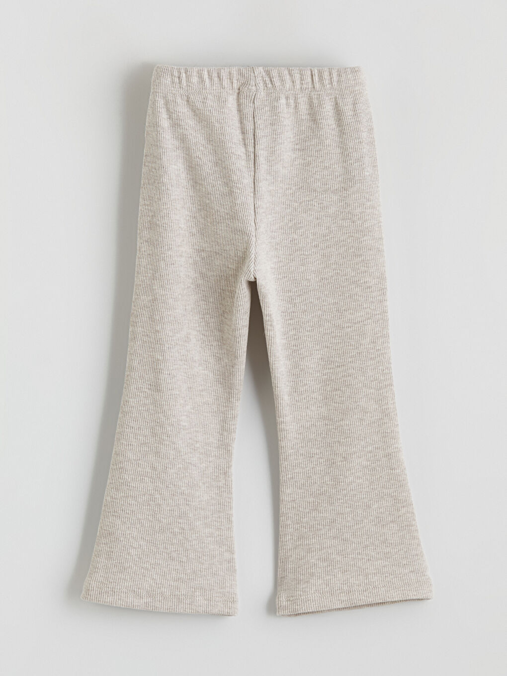 Bej Fırfır Detaylı Kız Çocuk Bluz ve Tayt-6