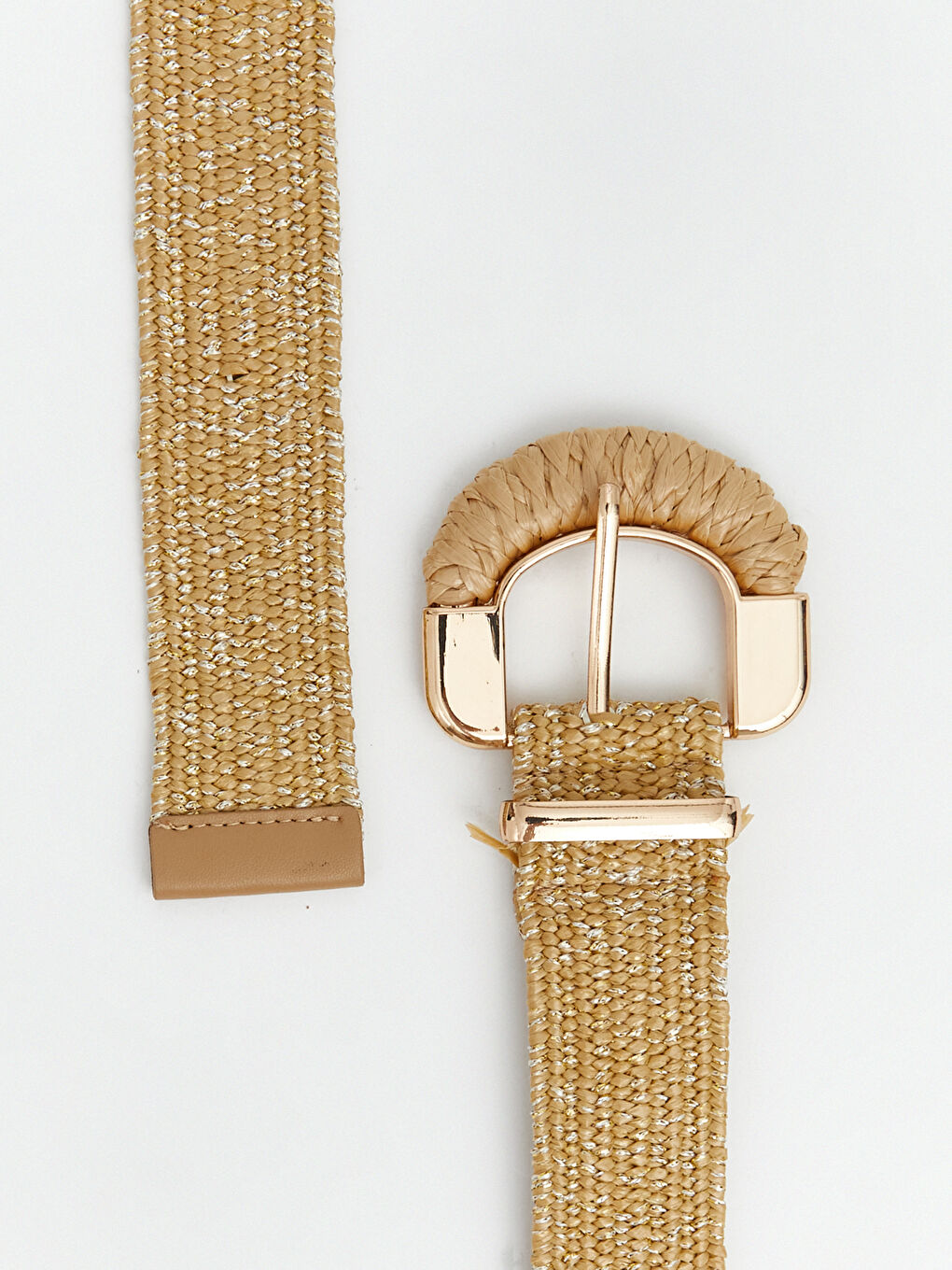 ქალი კრემისფერი ქამარი-2