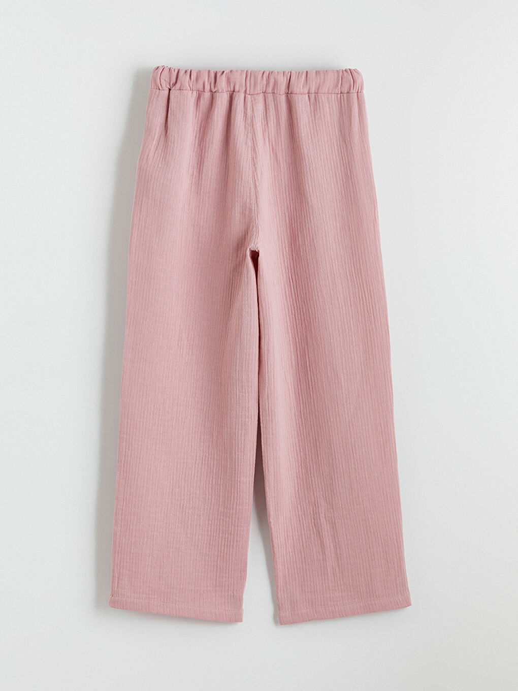 Lila Beli Lastikli Kız Çocuk Pantolon-2