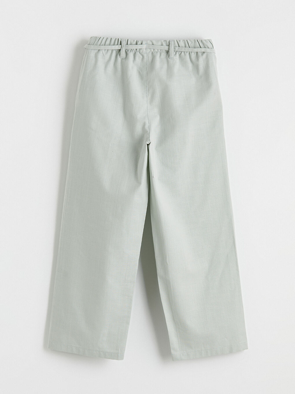 Yeşil Loose Fit Kız Çocuk Pantolon-2