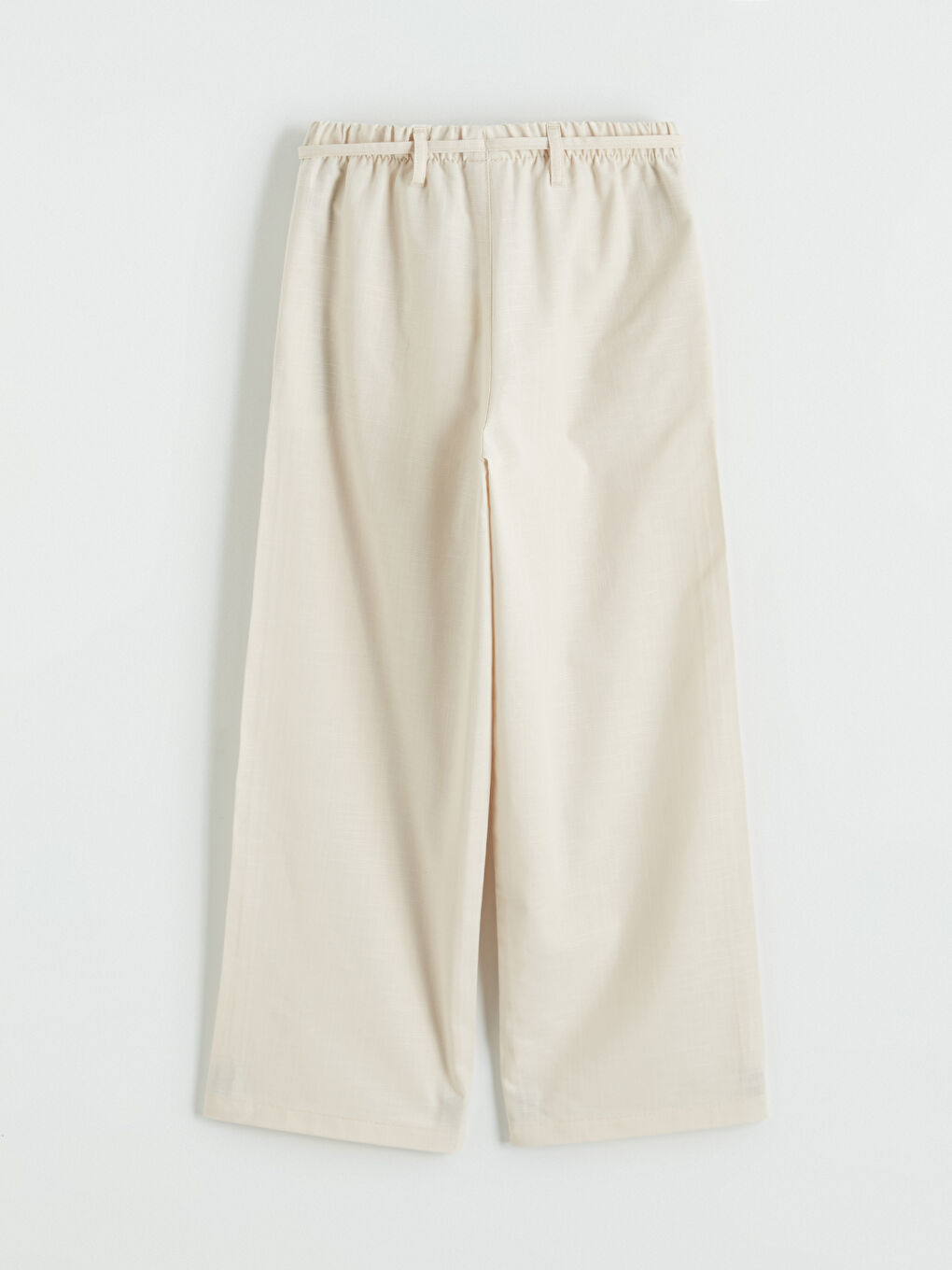 Bej Loose Fit Kız Çocuk Pantolon-2