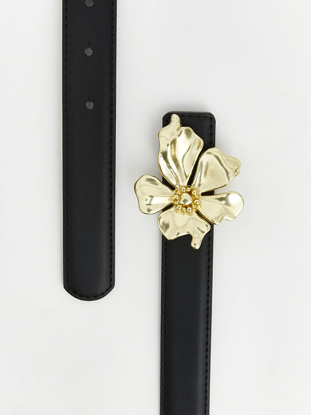 ხელოვნური ტყავის ქალის ქამარი-2