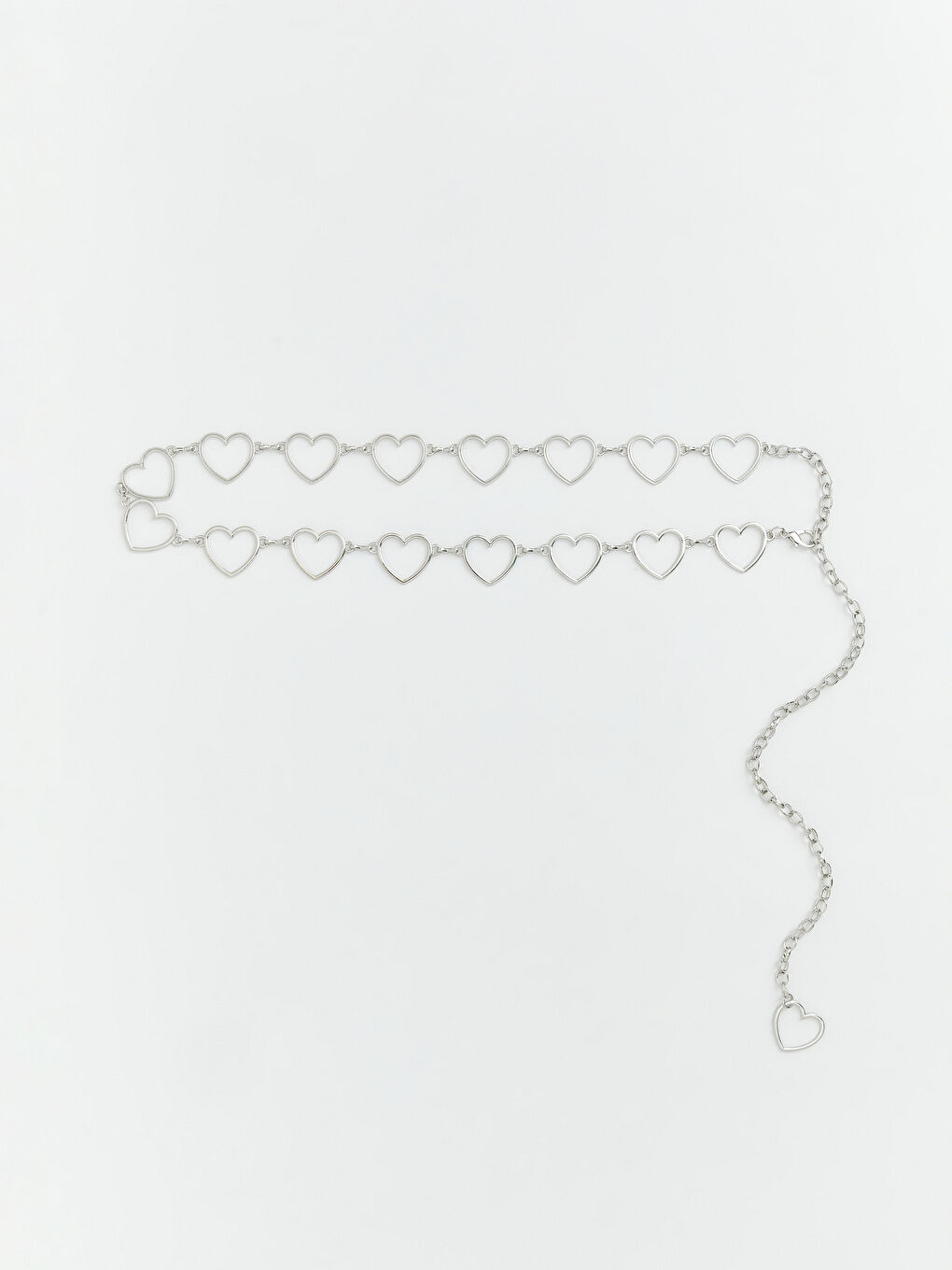 Heart Pattern Women's Chain Belt