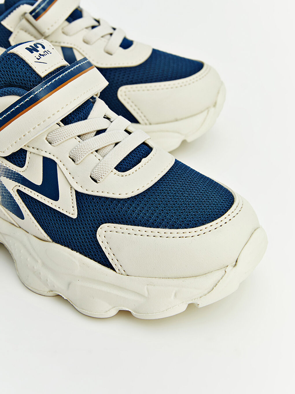 Petrol Bağcık ve Cırtlı Erkek Bebek Spor Ayakkabı-2