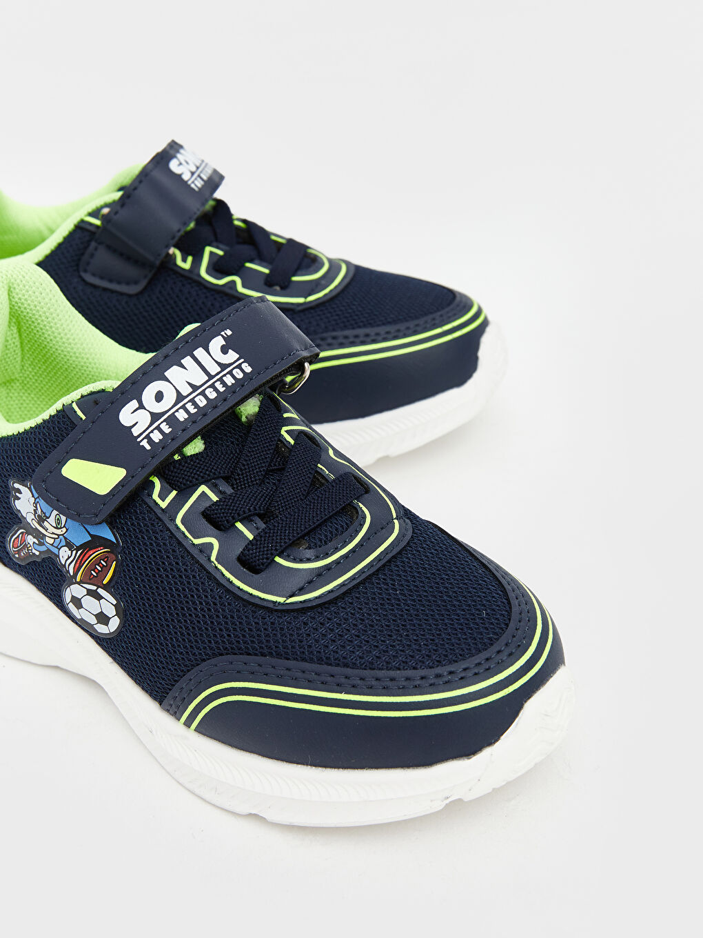 Lacivert Sonic Baskılı Erkek Bebek Spor Ayakkabı-2