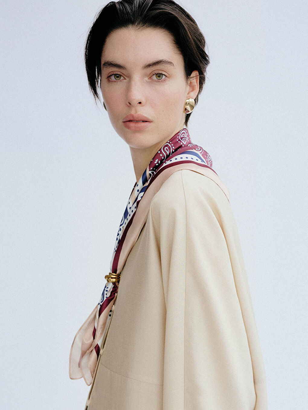 Woman ECRU Bandana-2