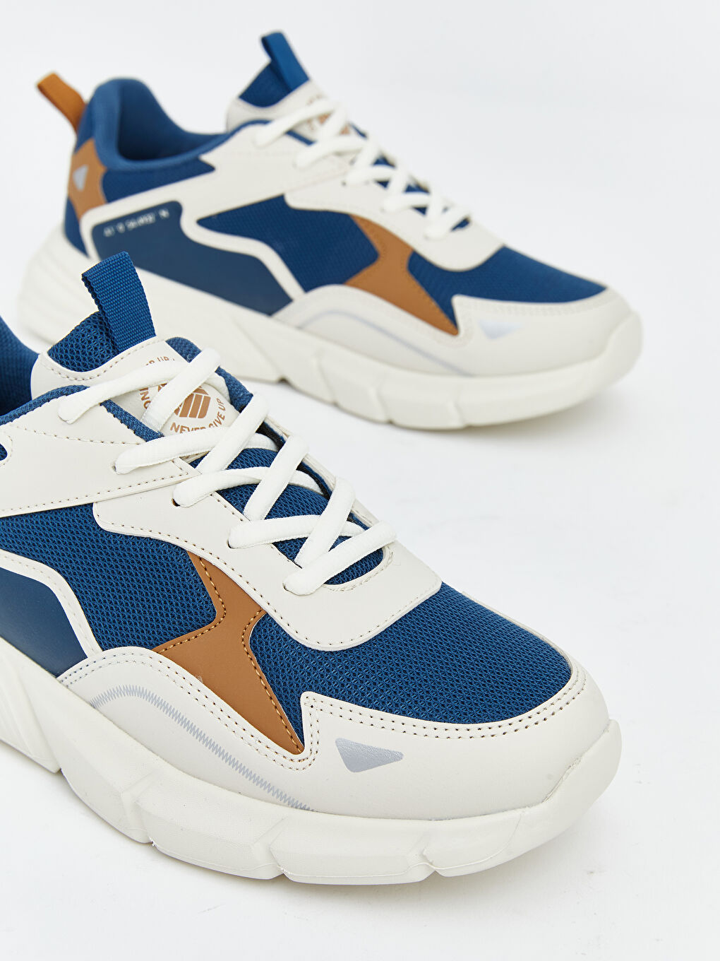 Bej Renk Bloklu Erkek Çocuk Spor Ayakkabı-2